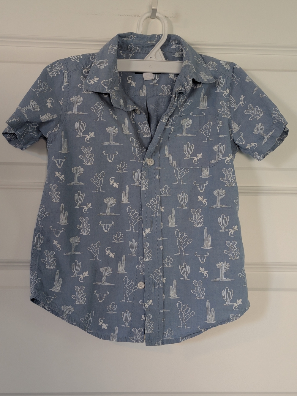 Desert Print Button Down Shirt